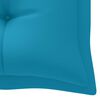 vidaXL Banc de jardin avec coussin bleu clair 175 cm Teck massif