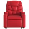 vidaXL Fauteuil inclinable de massage Rouge Similicuir