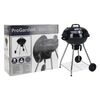 ProGarden Barbecue sur roues 47 cm noir