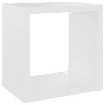 vidaXL Étagères cube murales 6 pcs Blanc 22x15x22 cm