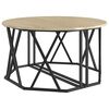vidaXL Table basse Chêne sonoma 80 x 80 x 42 cm