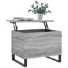 vidaXL Table basse Sonoma gris 60x44,5x45 cm Bois d'ingénierie