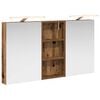 vidaXL Ensemble de Meubles de Salle de Bain 3 pc 110 x 10,5 x 60,5 cm