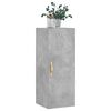 vidaXL Armoire murale gris b&eacute;ton 34,5x34x90 cm