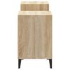 vidaXL Meuble TV Ch&ecirc;ne sonoma 160x35x55 cm Bois d'ing&eacute;nierie