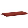 vidaXL Coussin de banc SOEST 100 % polyester Rouge 60 x 40 x 5 cm