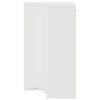 vidaXL Armoire suspendue Blanc 57 x 57 x 100 cm Bois d'ing&eacute;nierie