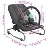 vidaXL Transat pour bébé Anthracite Acier