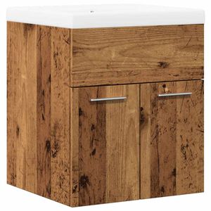 vidaXL Ensemble de meubles salle de bain 2 pcs bois d'ing&eacute;nierie