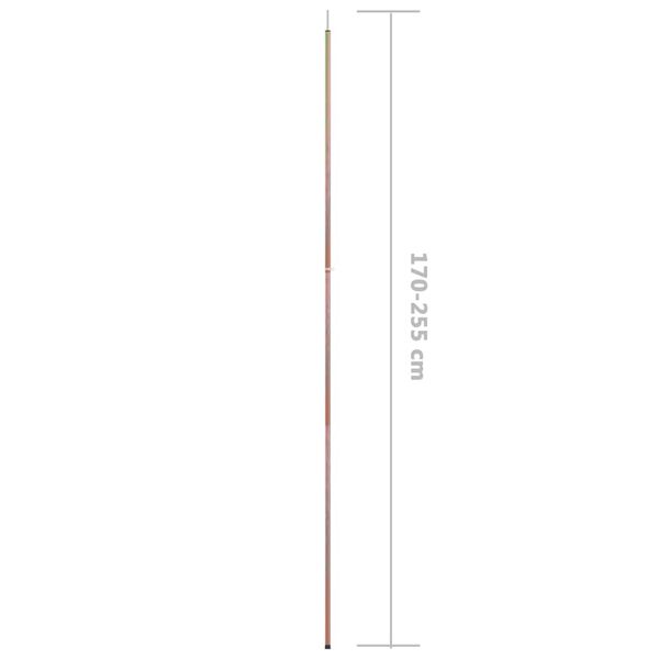 Mât Télescopique Tente 2x2m Réglable 50-200cm - Alliage Aluminium Léger Pour Camping Et Bâche