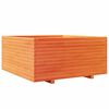 vidaXL Jardini&egrave;re cire marron 100x100x49,5 cm bois de pin massif
