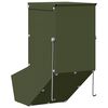 vidaXL Distributeur pour lapins Vert olive 12,5 x 26 x 28,5 cm