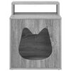 vidaXL Maison pour chat Gris Sonoma 42,5 x 40 x 53,5 cm