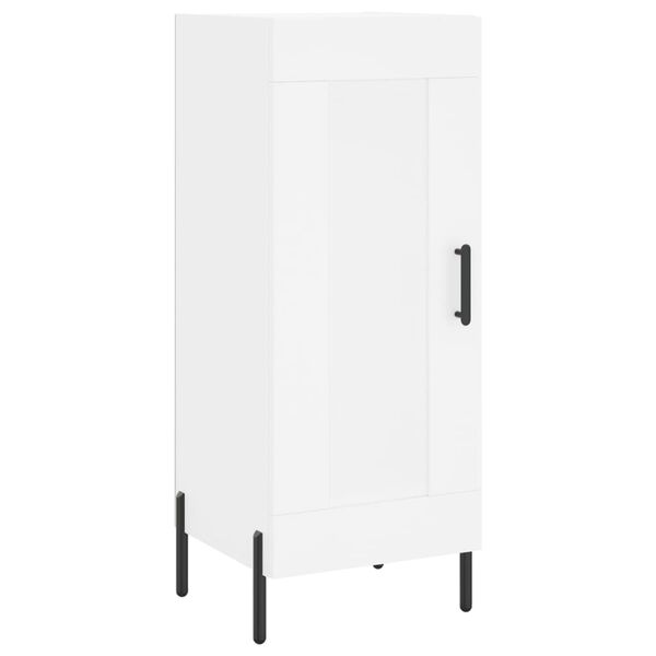 vidaXL Buffet blanc 34,5x34x90 cm bois d'ing&eacute;nierie