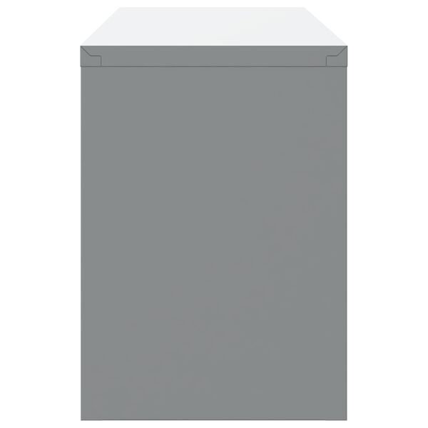 vidaXL Placard de travail avec tiroir 10 pcs Noir 200 x 55 x 200 cm