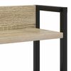 vidaXL T&ecirc;te de lit avec &eacute;tag&egrave;re Ch&ecirc;ne sonoma 90 cm Bois d'ing&eacute;nierie