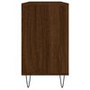 vidaXL Armoire salle de bain ch&ecirc;ne marron 80x33x60cm bois d'ing&eacute;nierie