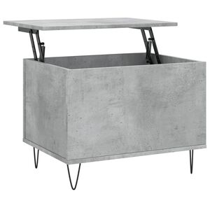 vidaXL Table basse Gris b&eacute;ton 60x44,5x45 cm Bois d'ing&eacute;nierie