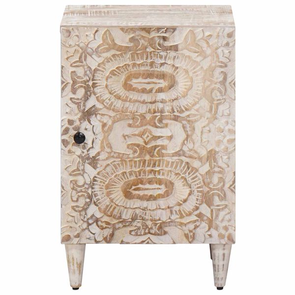 vidaXL Armoire de salle de bain avec stockage Blanc 38 x 33,5 x 58 cm