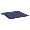 vidaXL Coussins de palette lot de 2 bleu marine 40x40x4 cm