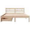 vidaXL Cadre de lit sans matelas 120x200 cm bois de pin massif