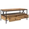 vidaXL Table basse Bois ancien 100 x 51 x 45 cm Bois d'ing&eacute;nierie