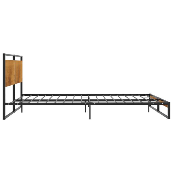 vidaXL Cadre de lit sans matelas m&eacute;tal 140x200 cm