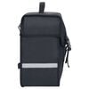 vidaXL Sac de v&eacute;lo simple pour porte-bagages &eacute;tanche 21 L Noir