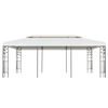 vidaXL Belvédère à double toit blanc 6x3 m acier