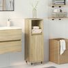 vidaXL Armoire salle de bain ch&ecirc;ne sonoma 30x30x100 cm