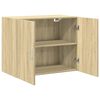 vidaXL Armoire murale ch&ecirc;ne sonoma 80x42,5x64 cm bois d'ing&eacute;nierie