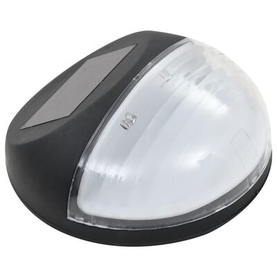 vidaXL Lampe solaire à LED d'extérieur 3 pcs Noir