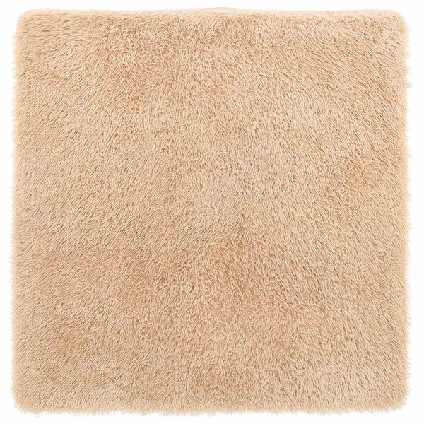vidaXL Tapis Shaggy &agrave; poils longs NAVARRA beige 200x200 cm polyester