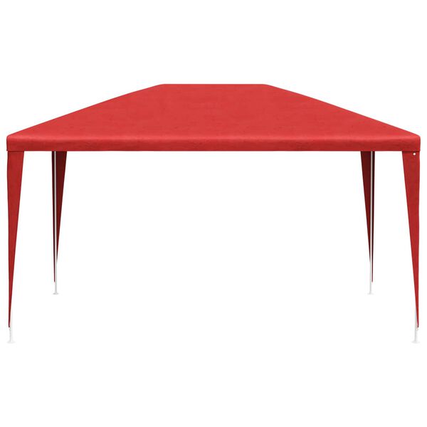 vidaXL Tente de f&ecirc;te Rouge 400 x 300 x 255 cm PE et acier