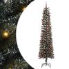 vidaXL Sapin de Noël artificiel avec 300 LED Vert 58 x 58 x 210 cm