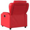 vidaXL Fauteuil inclinable &eacute;lectrique Rouge Similicuir