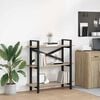 vidaXL Étagère Chêne Sonoma 100 x 33,5 x 102 cm Bois d'ingénierie