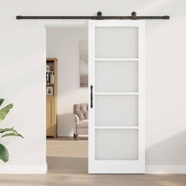 vidaXL Porte coulissante ORKDAL Blanc 78 x 211 cm