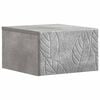 vidaXL Cabinet de chevet mural Gris b&eacute;ton 49 x 34,5 x 20 cm