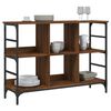 vidaXL Buffet ch&ecirc;ne marron 102x32x73,5 cm bois d'ing&eacute;nierie