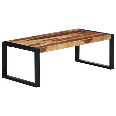 vidaXL Table basse 110 x 60 x 40 cm Bois de Sesham massif