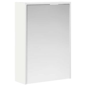 vidaXL Armoire Miroir de Salle de Bain Blanc 43 x 16 x 62.5 cm