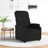 vidaXL Fauteuil inclinable Noir Tissu