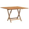 vidaXL Table pliable de jardin 110x110x75 cm bois massif de teck