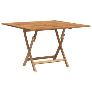 vidaXL Table pliable de jardin 110x110x75 cm bois massif de teck
