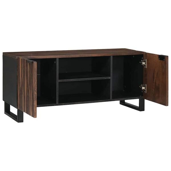 vidaXL Unites TV Noyer 105 x 33 x 46 cm Bois d'ing&eacute;nierie