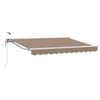 vidaXL Auvent r&eacute;tractable &eacute;lectrique Taupe 4 x 2 m