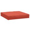 vidaXL Coussins de palette lot de 2 rouge mélangé tissu