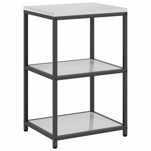 vidaXL Rangement de cuisine avec &eacute;tag&egrave;re Argent 60 x 50 x 92 cm Acier