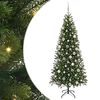 vidaXL Sapin de No&euml;l artificiel avec 300 LED Vert 180 cm PE et PVC